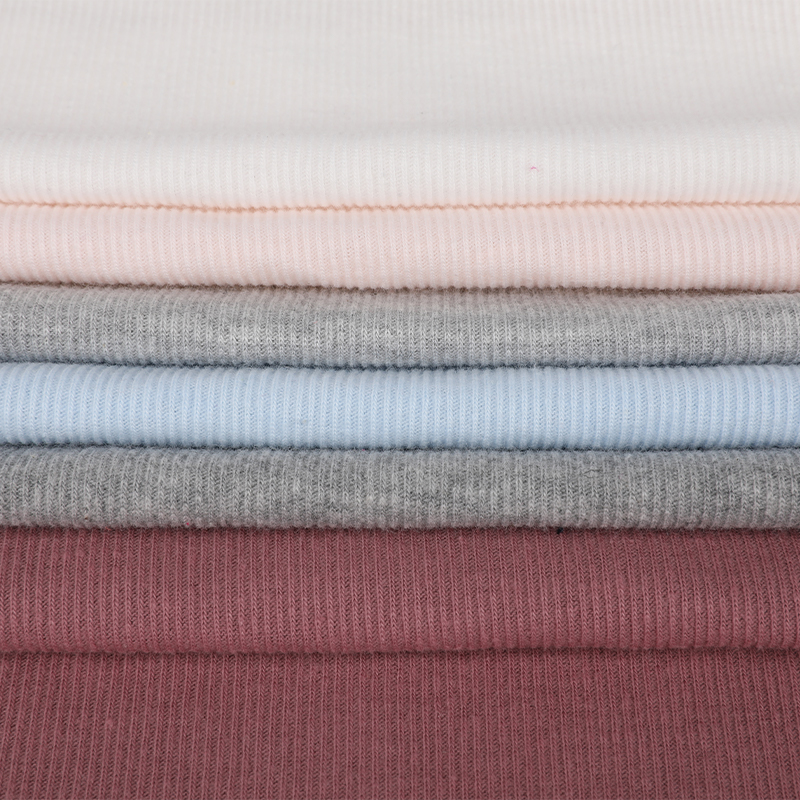 Cvc Rib Organic Cotton Fabric