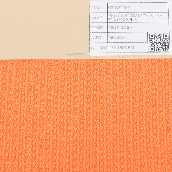 Polyester Span Crinkle Novelty Fabric