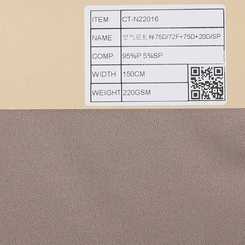 Polyester Span Scuba Crepe Fabric