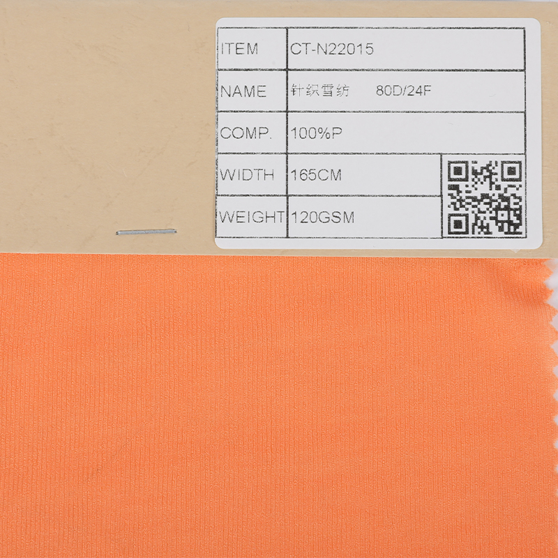 Polyester Knit Chiffon Novelty Fabric