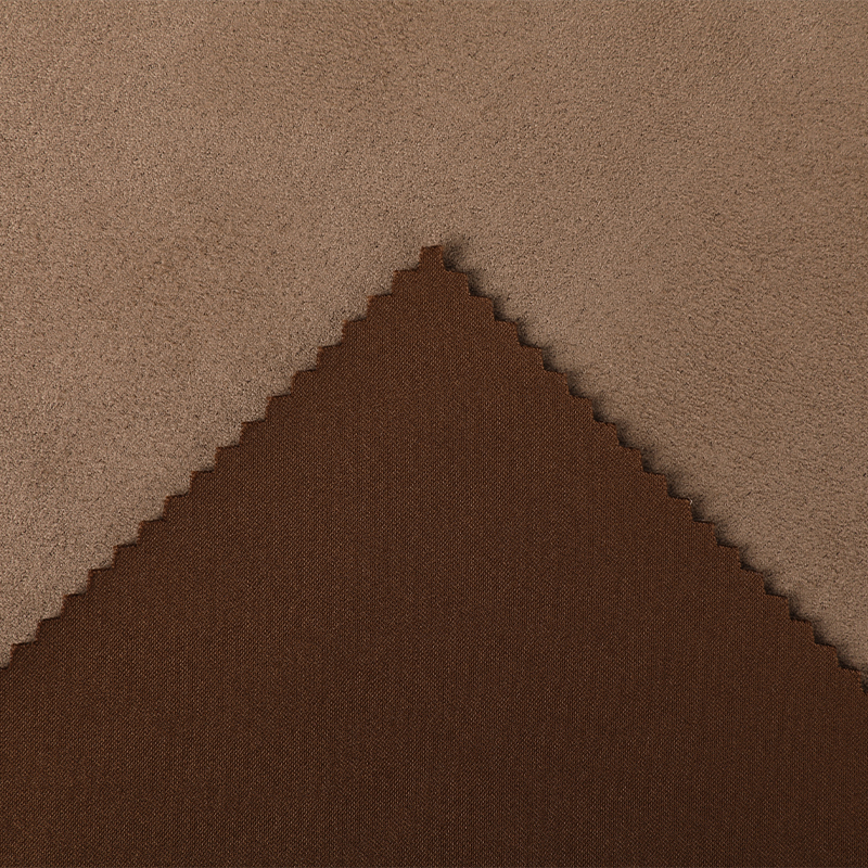 Polyester Span Scuba Suede Fabric