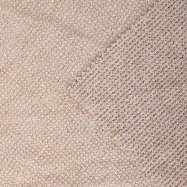 Polyester Rayon Lurex Waffle Fabric