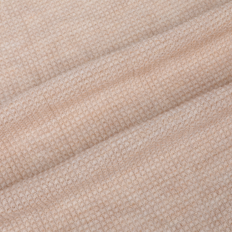 Polyester Rayon Lurex Waffle Fabric
