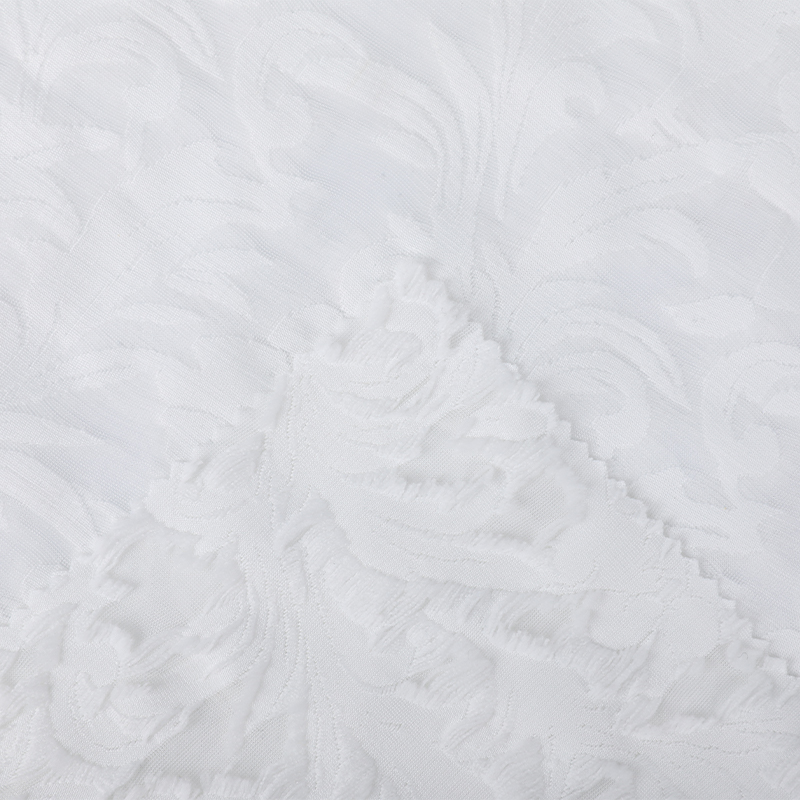 Polyester Span Single Jersey Jacquard Fabric