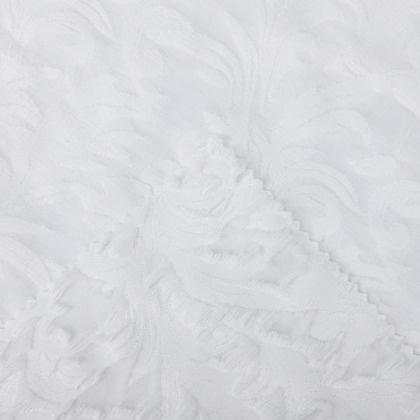Polyester Span Single Jersey Jacquard Fabric