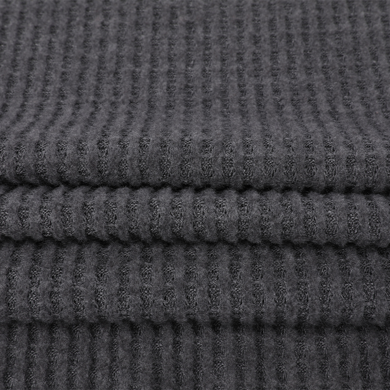 Polyester Rayon Span Waffle Fleece Fabric