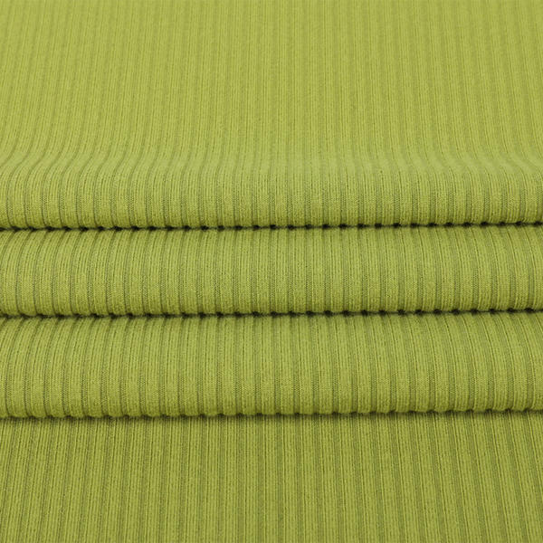 Modal Polyester Span 6*2 Rib Fleece Novelty Fabric