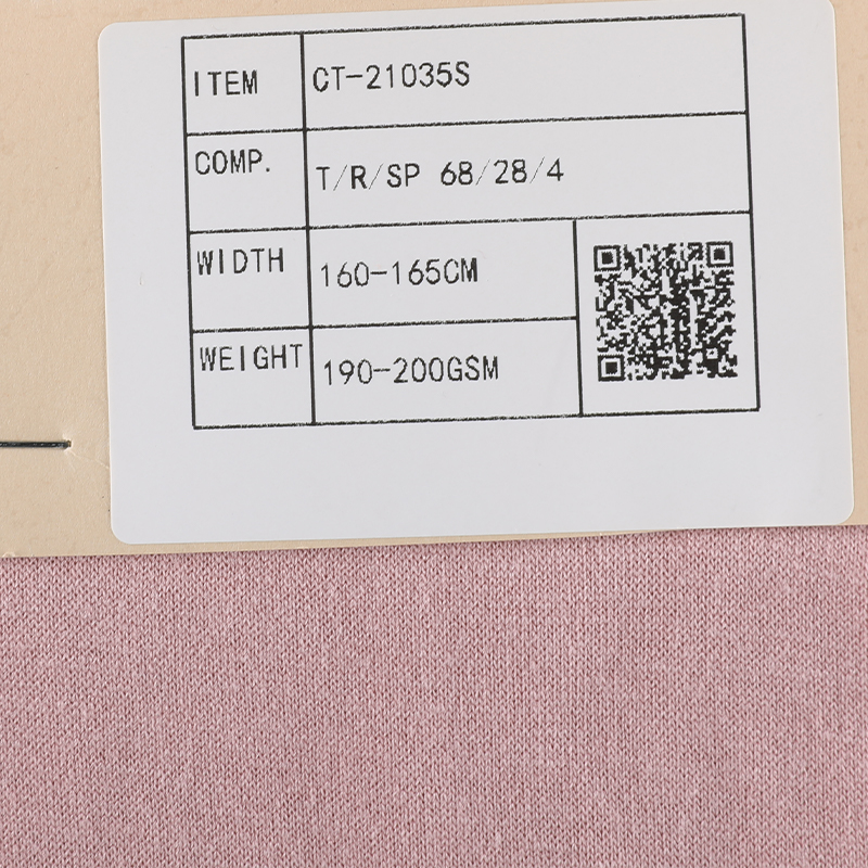 Polyester Rayon Span French Terry Fabric
