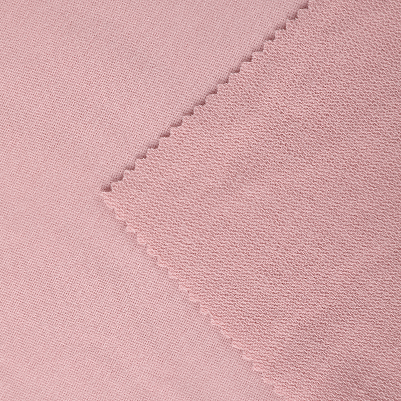 Polyester Rayon Span French Terry Fabric