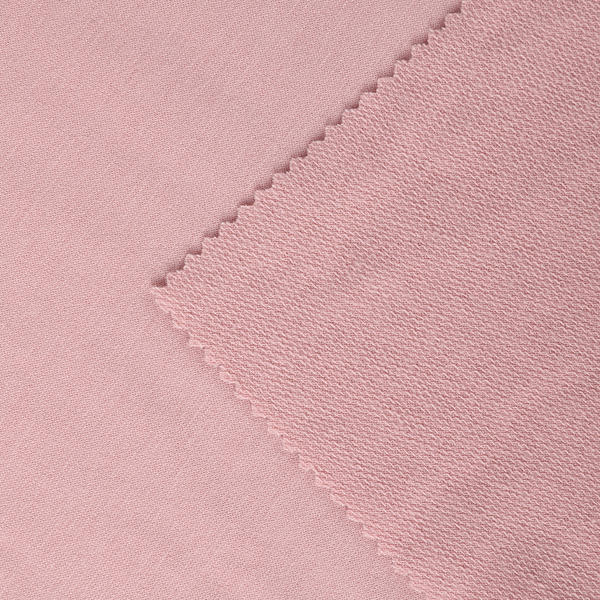 Polyester Rayon Span French Terry Fabric