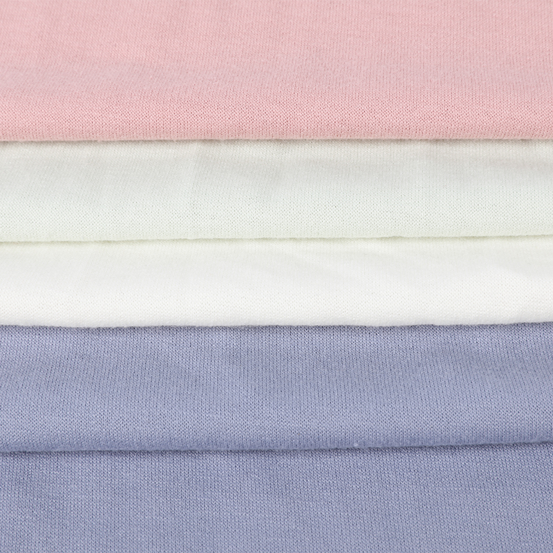 Polyester Rayon Span French Terry Fabric