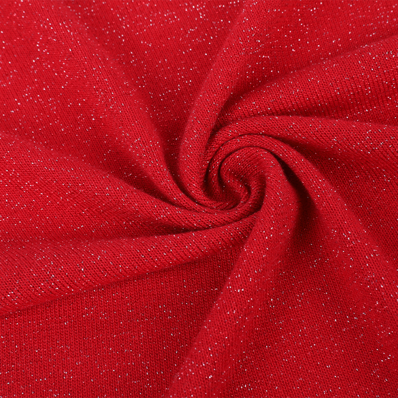 Polyester Lurex Jersey Novelty Fabric