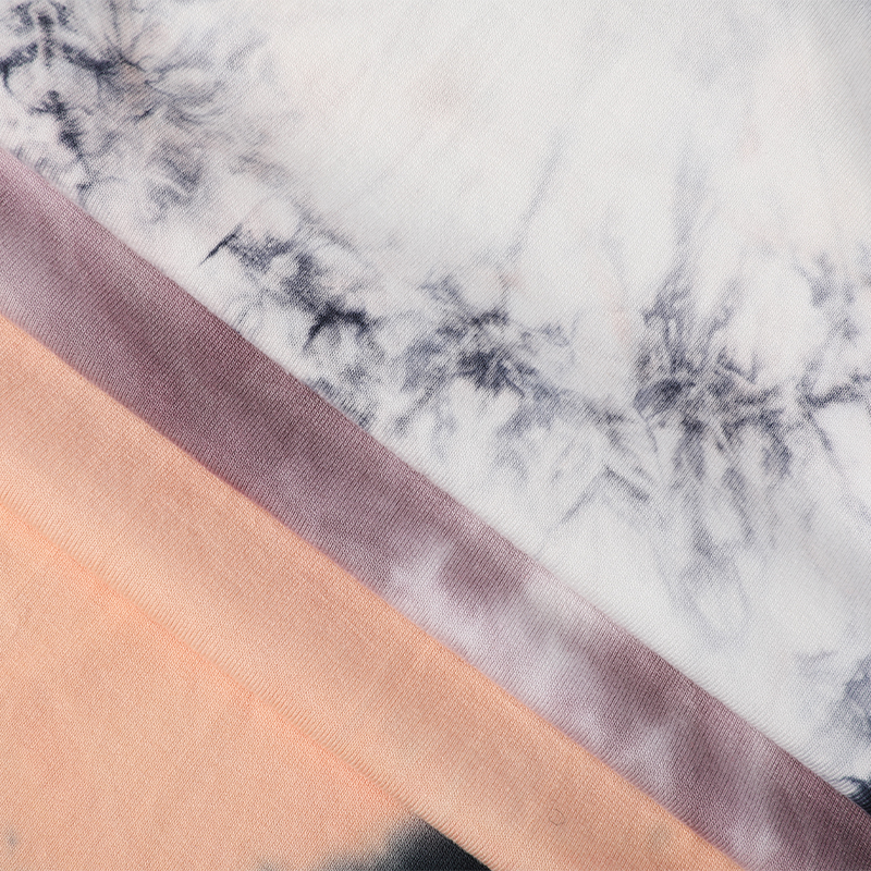 Rayon Span Jersey Tie Dye Fabric