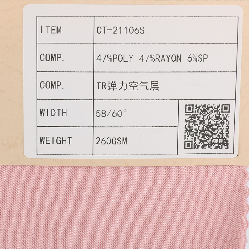 Polyester Rayon Span Scuba Fabric