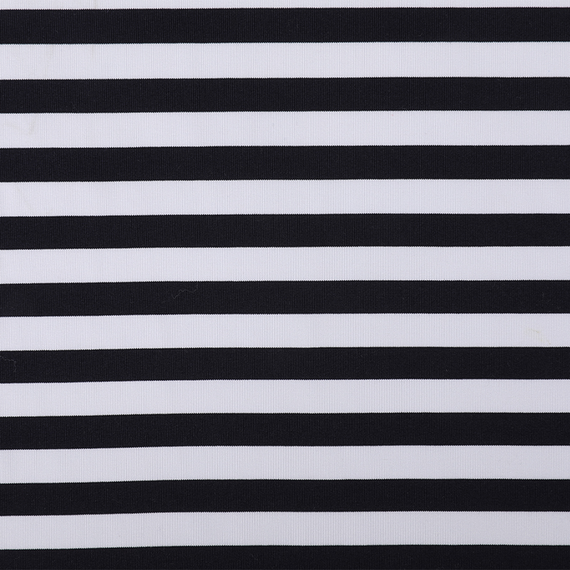 Polyester Span Cationic Stripe Jersey Fabric