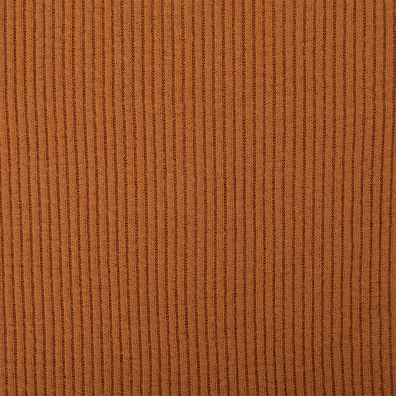 Polyester Rayon Span 2*2 Rib Double Fleece Fabric