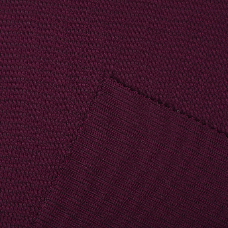 Modal Polyester Span 2*2 Rib Fabric
