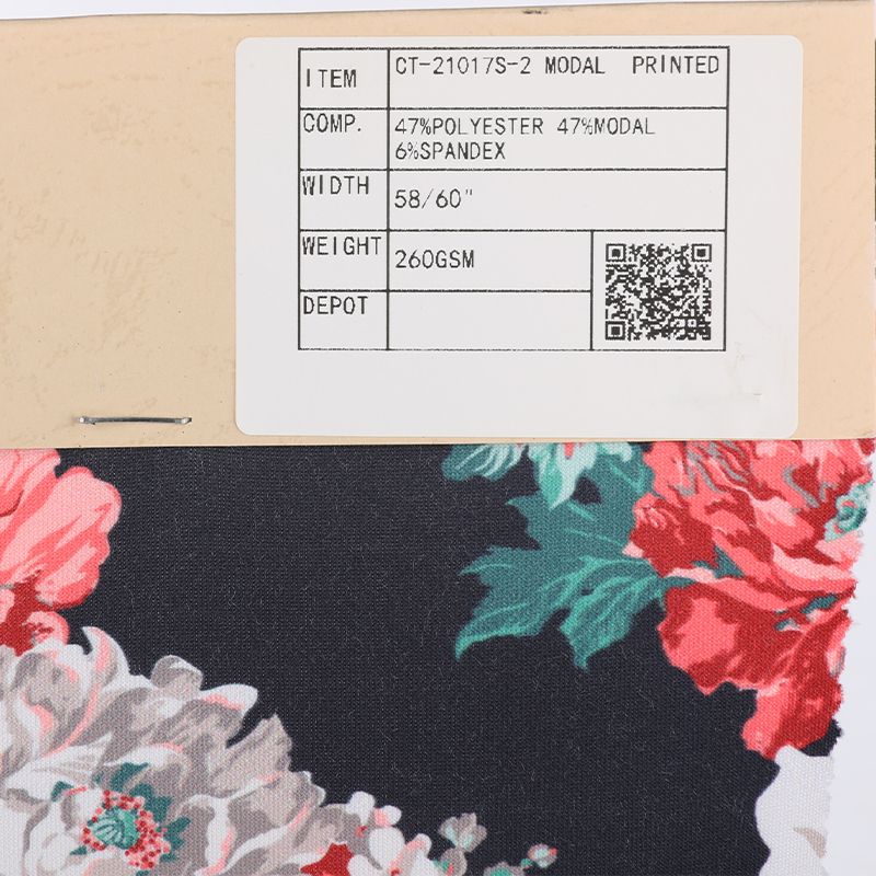 Polyester Modal Spandex Scuba Fabric