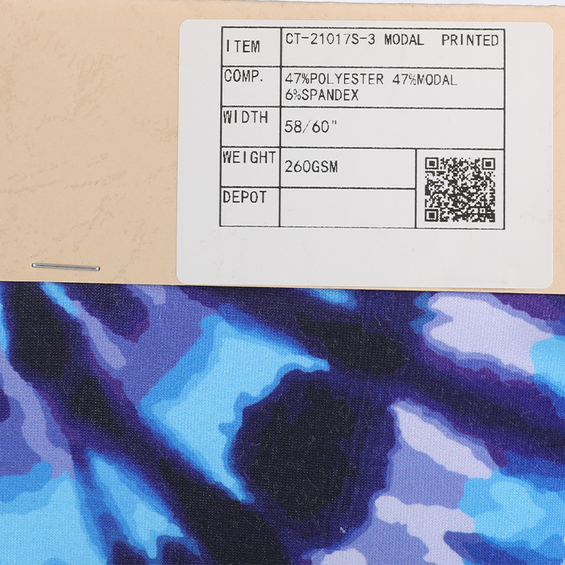 Polyester Modal Spandex Scuba Fabric