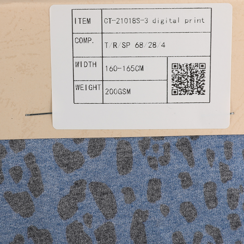 Polyester Rayon Span French Terry Fabric