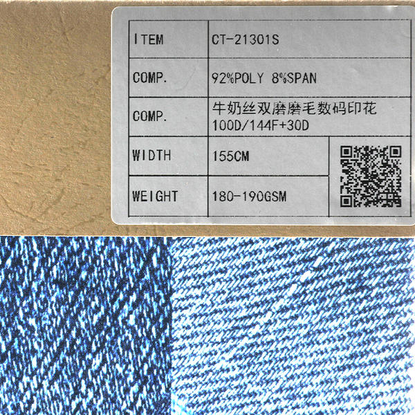 Dty Two Side Brushed Recycle Polyester Fabric