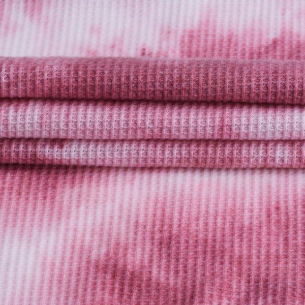 Polyester Rayon Waffle Fabric