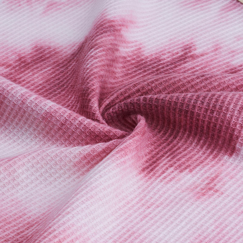 Polyester Rayon Waffle Fabric