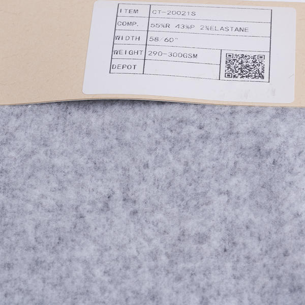 Rayon Polyester Spandex Fleece Fabric