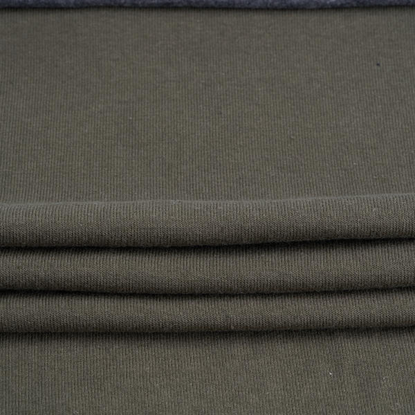 Cotton Polyester Rib Organic Fabric
