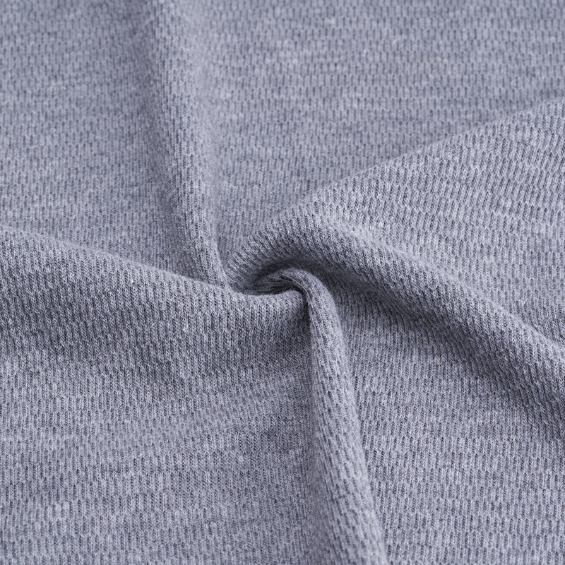 Cotton Polyester Rib Eyelet Fabric