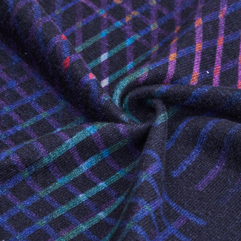 Polyester Spandex Hacci Print Fabric