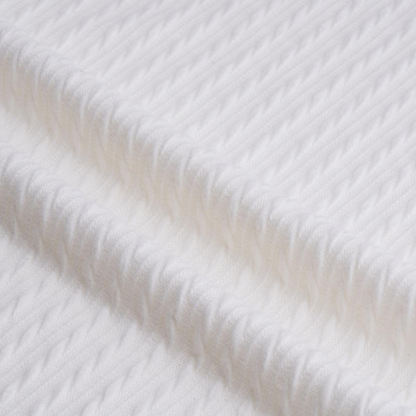 Knit Spandex Jacquard Recycle Polyester Fabric