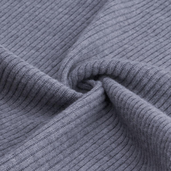 Knit Spandex Brush Rib Fabric