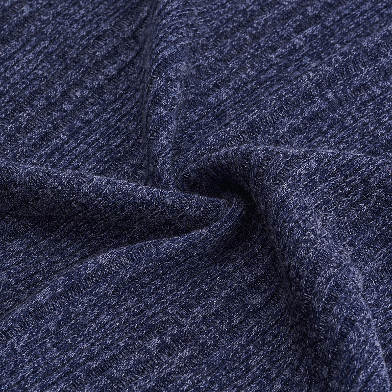 Polyester Rayon Spandex Irregular Rib Fabric