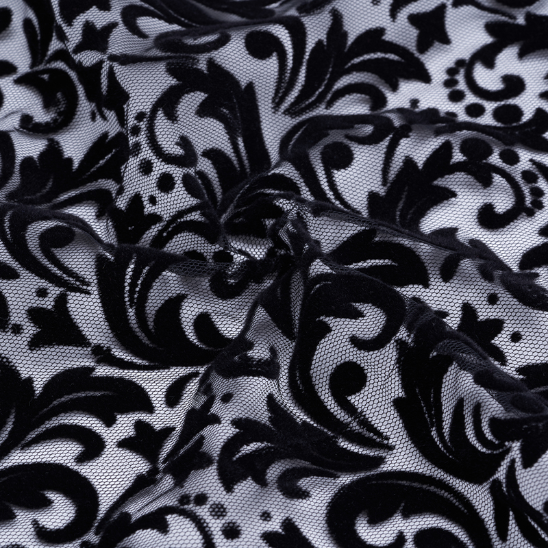 Polyester Spandex Mesh Flock Recycle Fabric