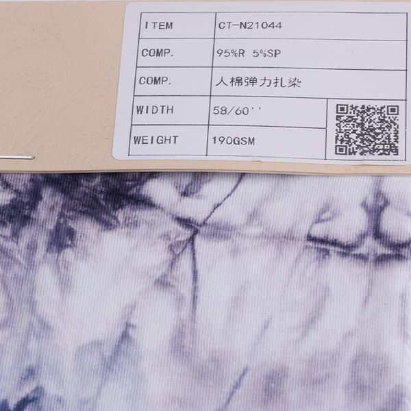 Rayon Spandex Jersey Tie Dyed Novelty Fabric