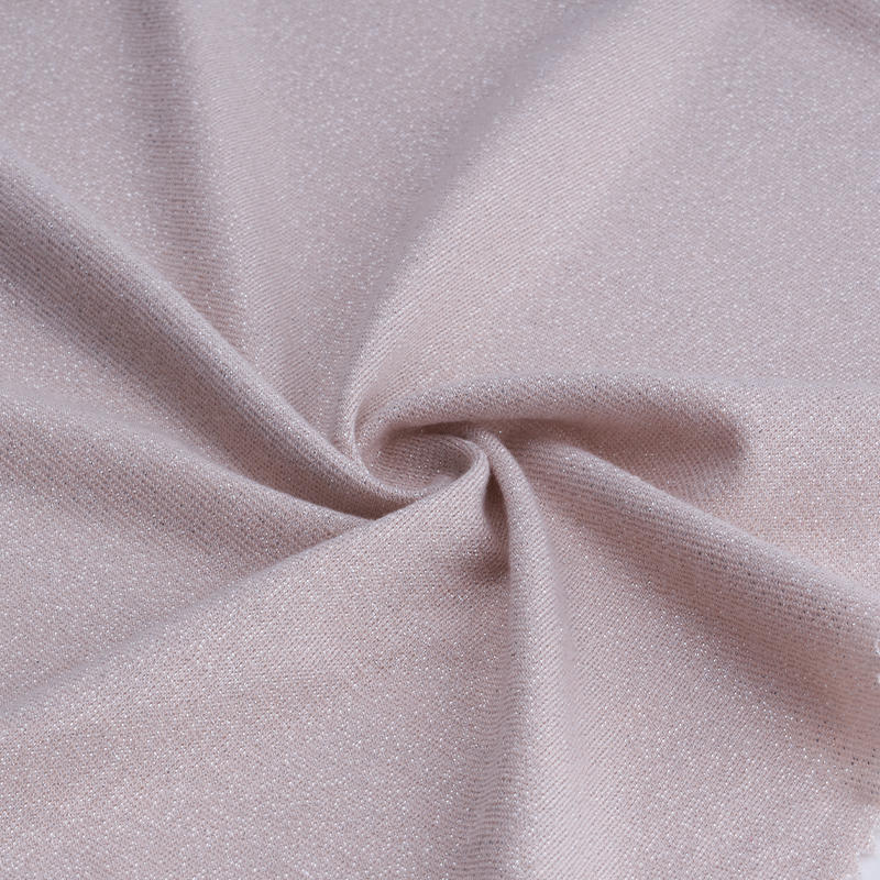 Polyester Rayon Lurex Spandex Jersey Fabric